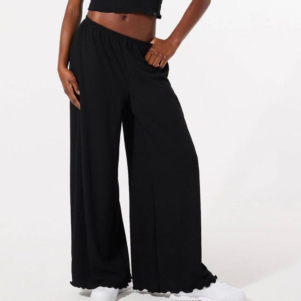 Savage X Fenty Thicc Rib Wide-Leg Pant